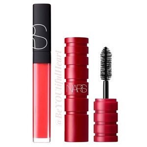 NARS Lashes and Lips Duo - Limited Edition Lip Gloss in Huahine & Black Mascara